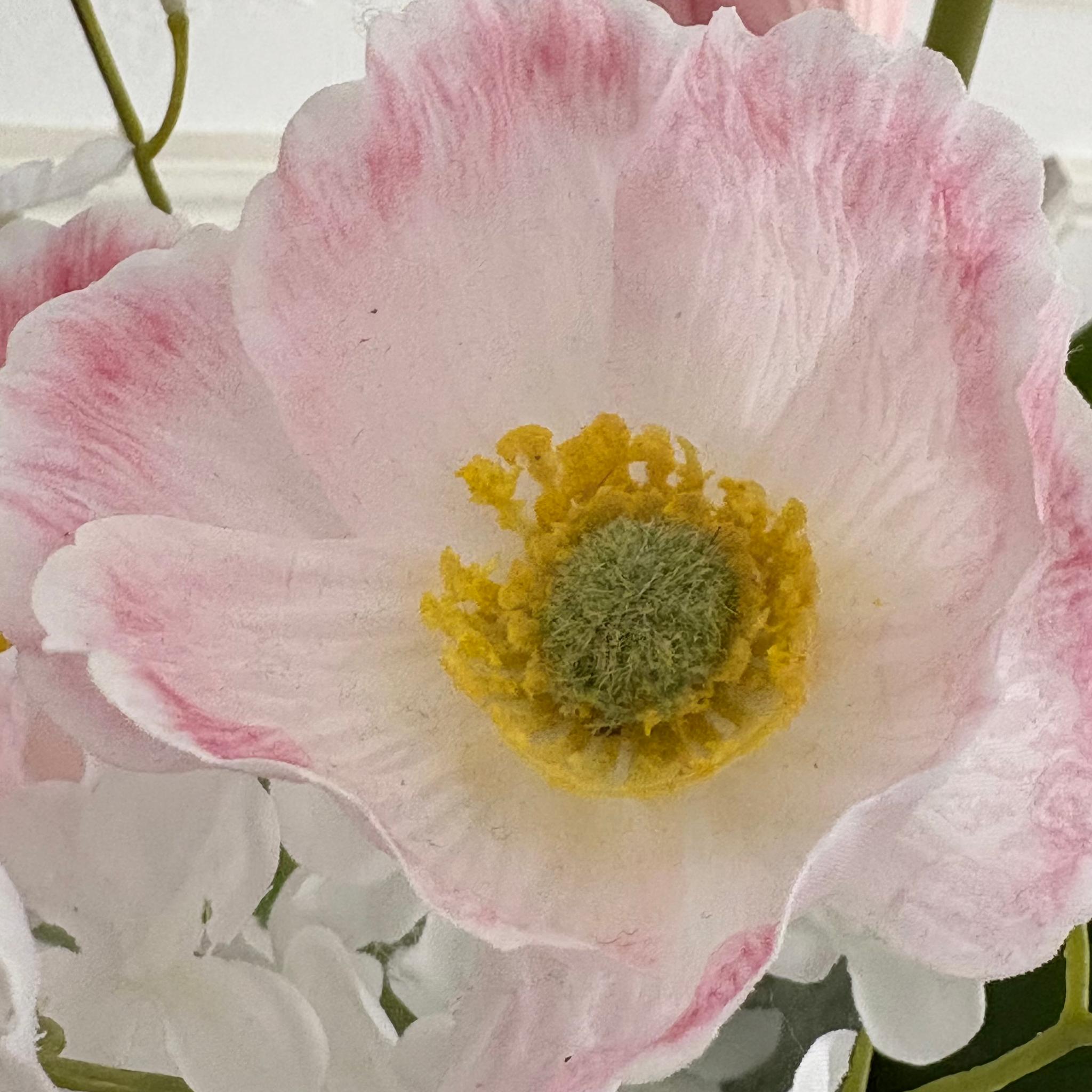 【新作・送料お得】一点物|恋する淡桜ピンクのスタンドブーケ(高さ45cm)―存在感あふれる、やさしさを束ねた春色ブーケ | 4枚目